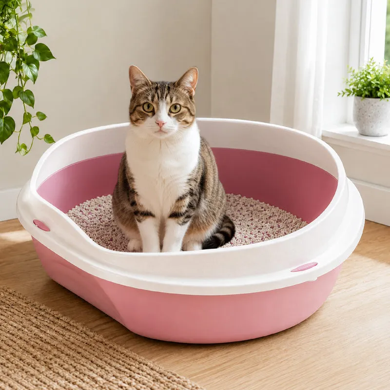 Lettiera Angolare per Gatti con Bordo Antisporco Il Gruppone