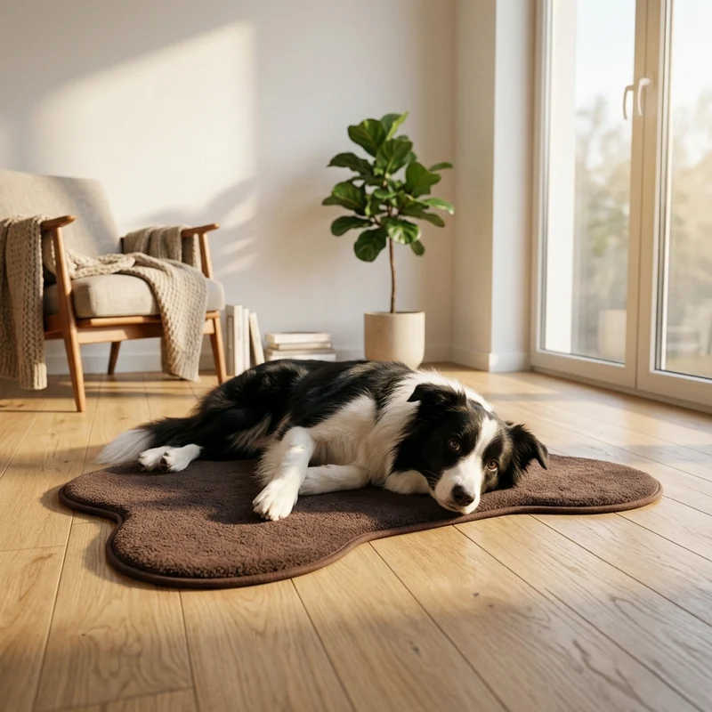 Tappetino per Cani e Gatti a Forma di Osso in Morbida Microfibra Il Gruppone