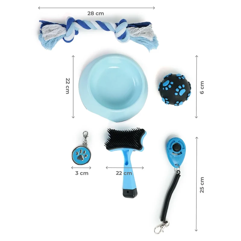 Kit Accessori per Cani 5 Pezzi con Ciotola Il Gruppone