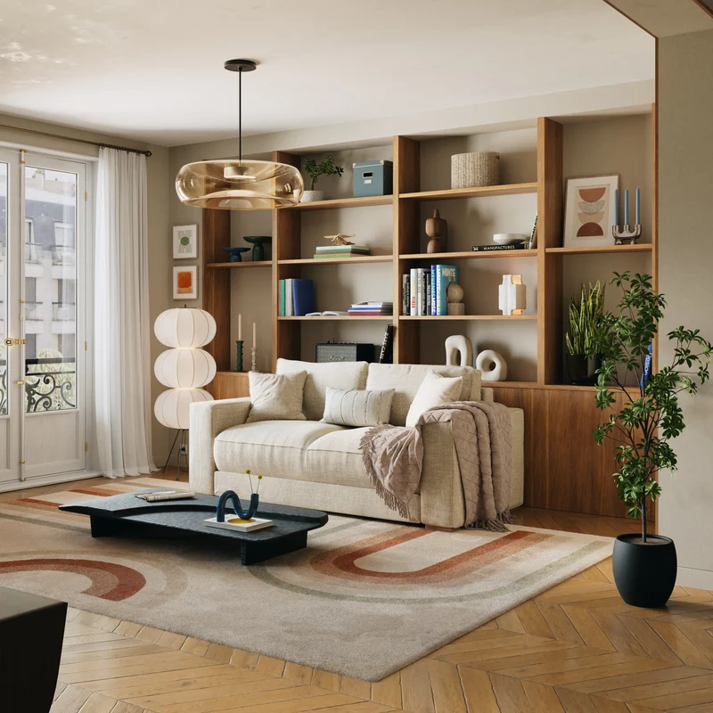 Divano letto trasformabile Milo