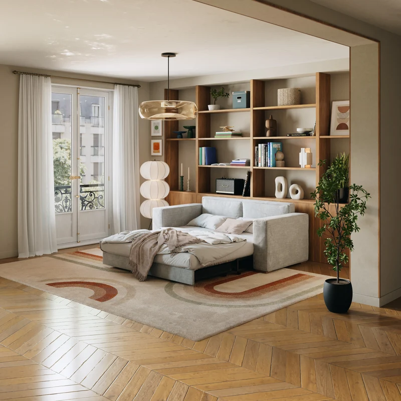 Divano letto trasformabile Milo