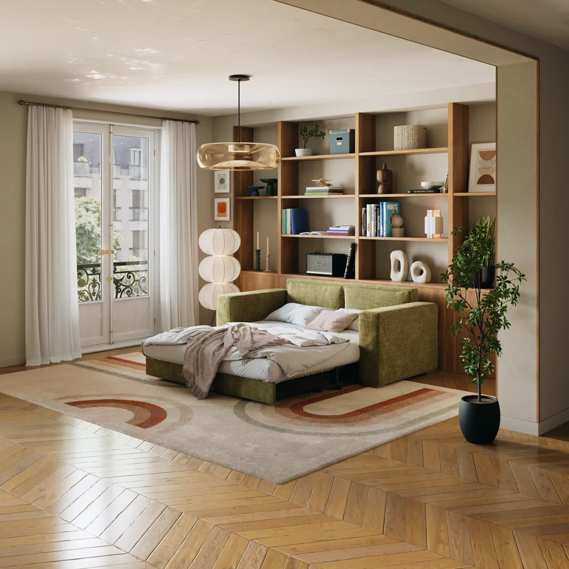 Divano letto trasformabile Milo