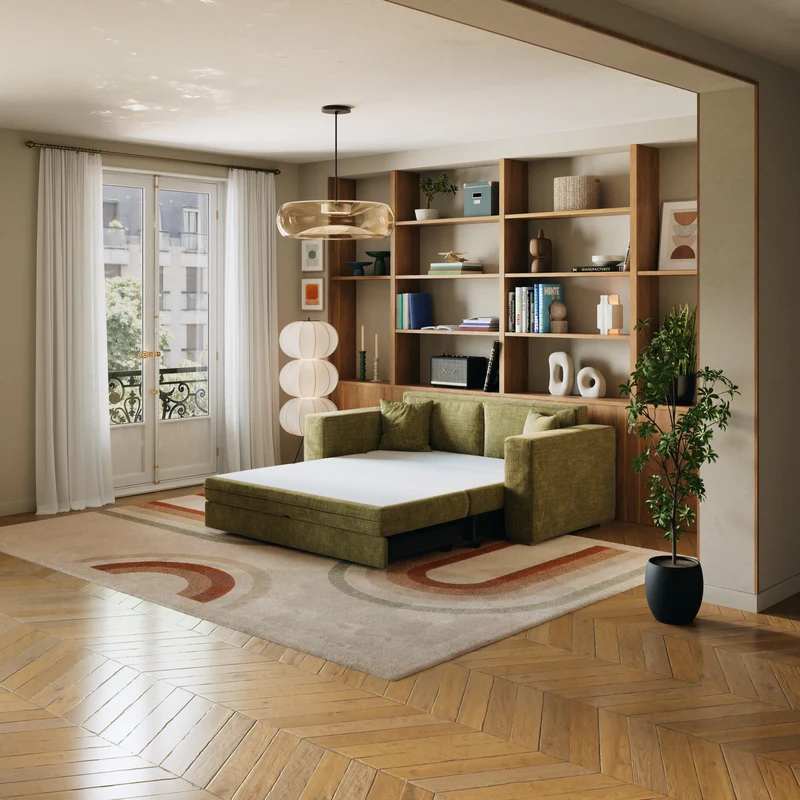 Divano letto trasformabile Milo