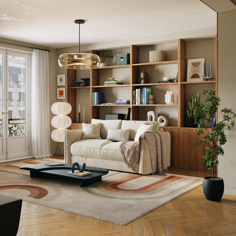 Divano letto trasformabile Milo