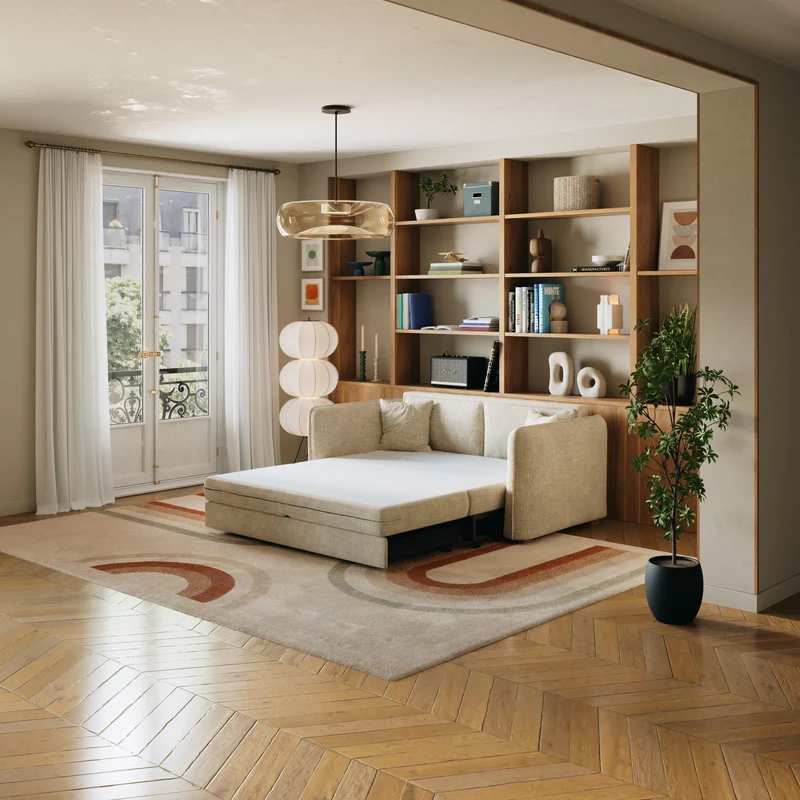 Divano letto trasformabile Milo