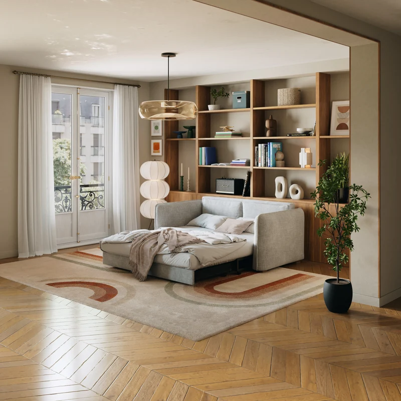 Divano letto trasformabile Milo