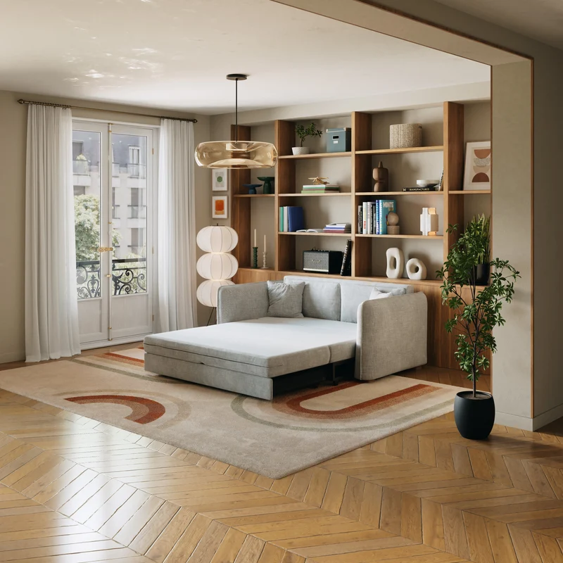 Divano letto trasformabile Milo