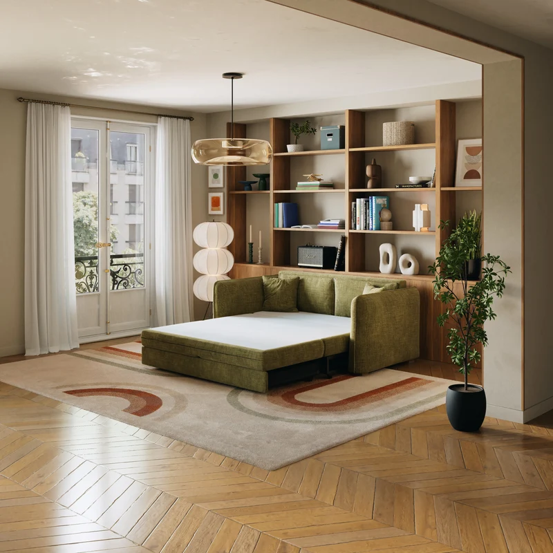 Divano letto trasformabile Milo