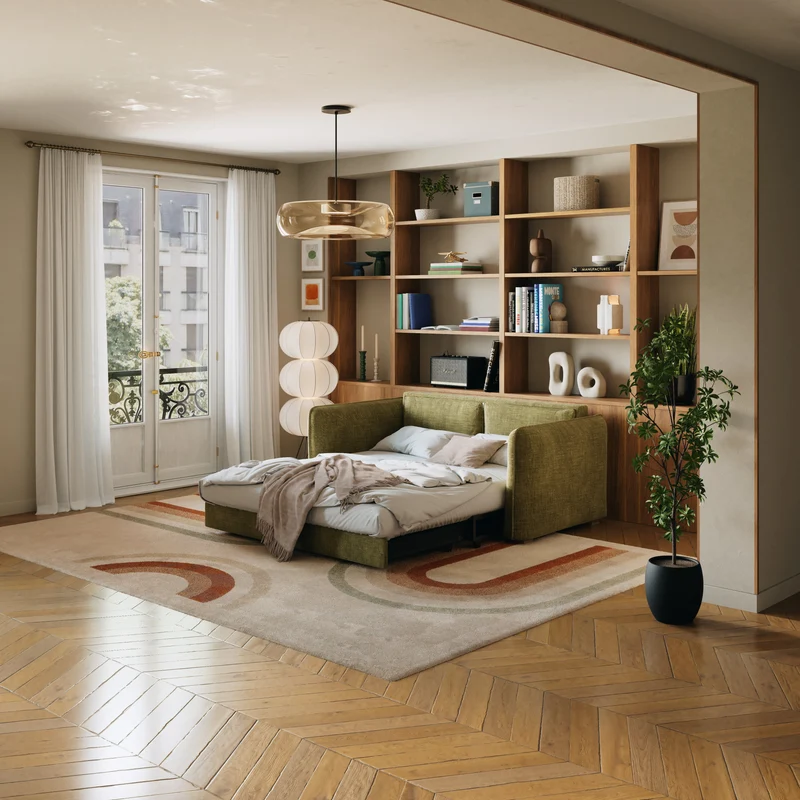 Divano letto trasformabile Milo