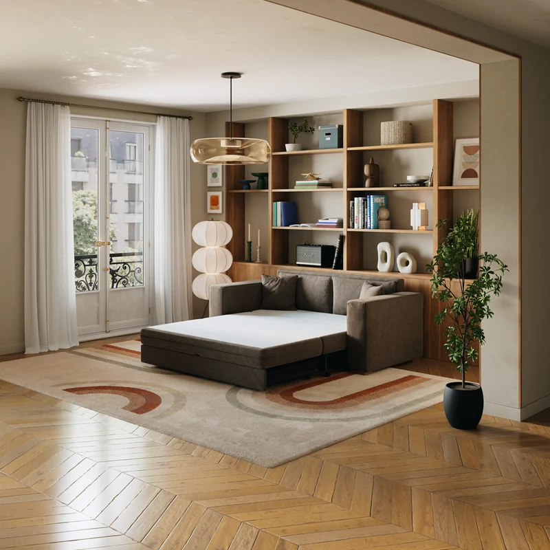 Divano letto trasformabile Milo
