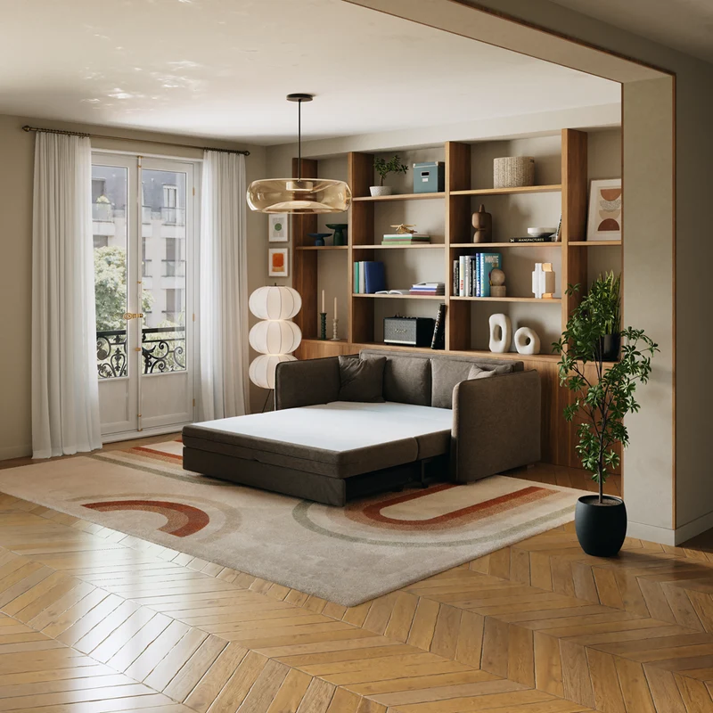 Divano letto trasformabile Milo