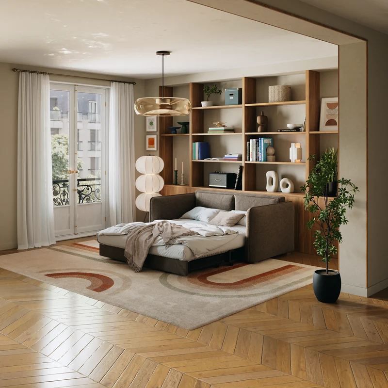 Divano letto trasformabile Milo