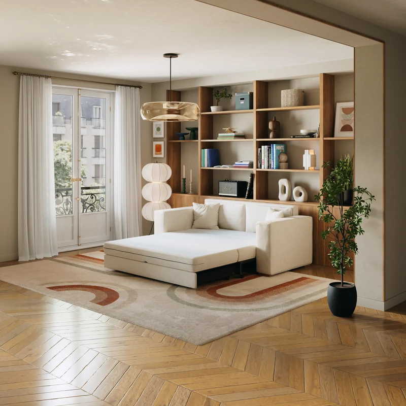 Divano letto trasformabile Milo