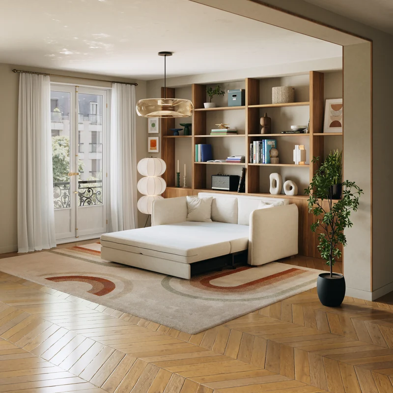 Divano letto trasformabile Milo