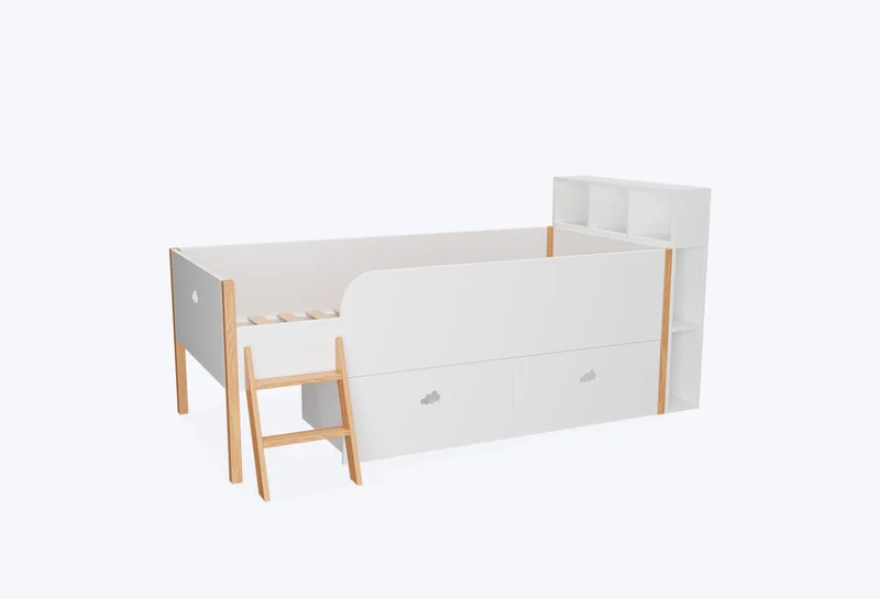 Letto sopraelevato Nuvola