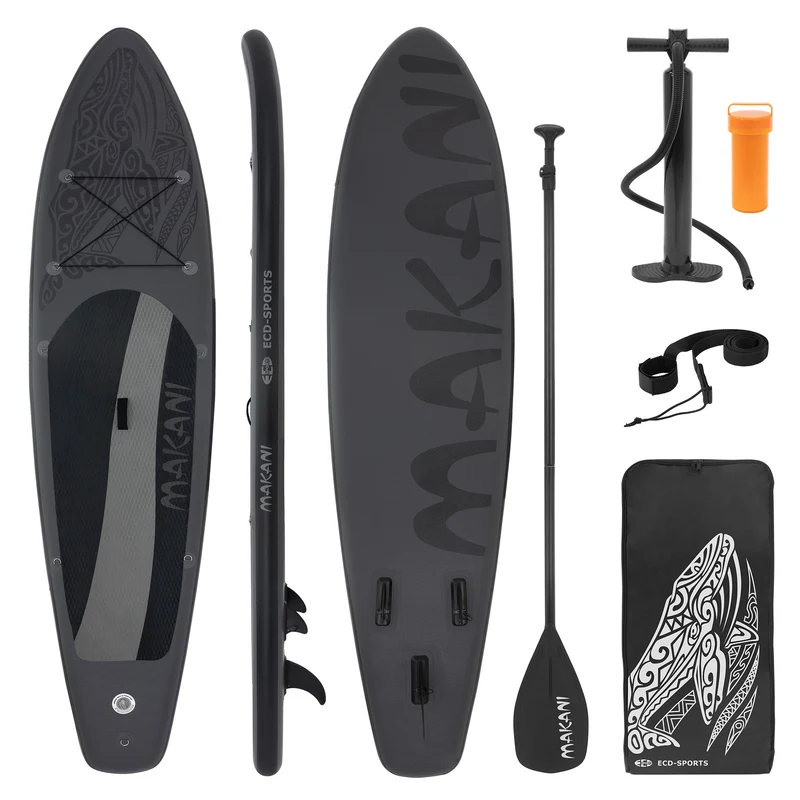Stand Up Paddle aufblasbares SUP Board Makani 320x80x15 cm aus PVC inkl. Pumpe und Tragetasche