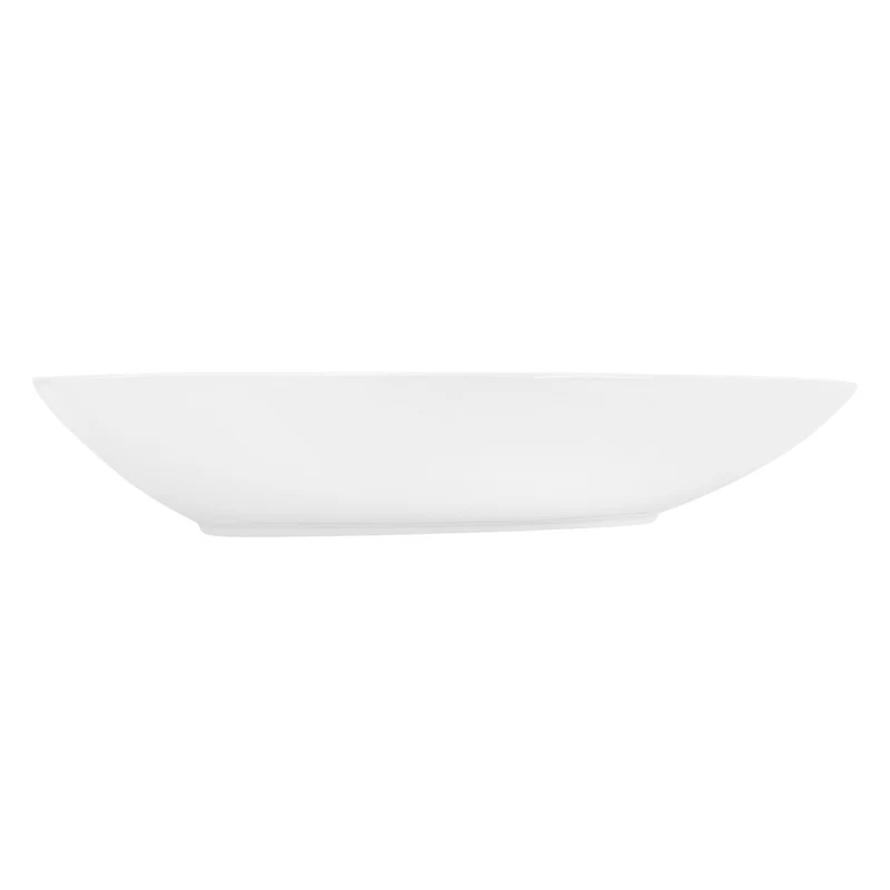 LuxeBath | Waschbecken Dreieckig ohne Überlauf 690x460x130 mm aus Keramik Waschplatz Handwaschbecken für das Badezimmer