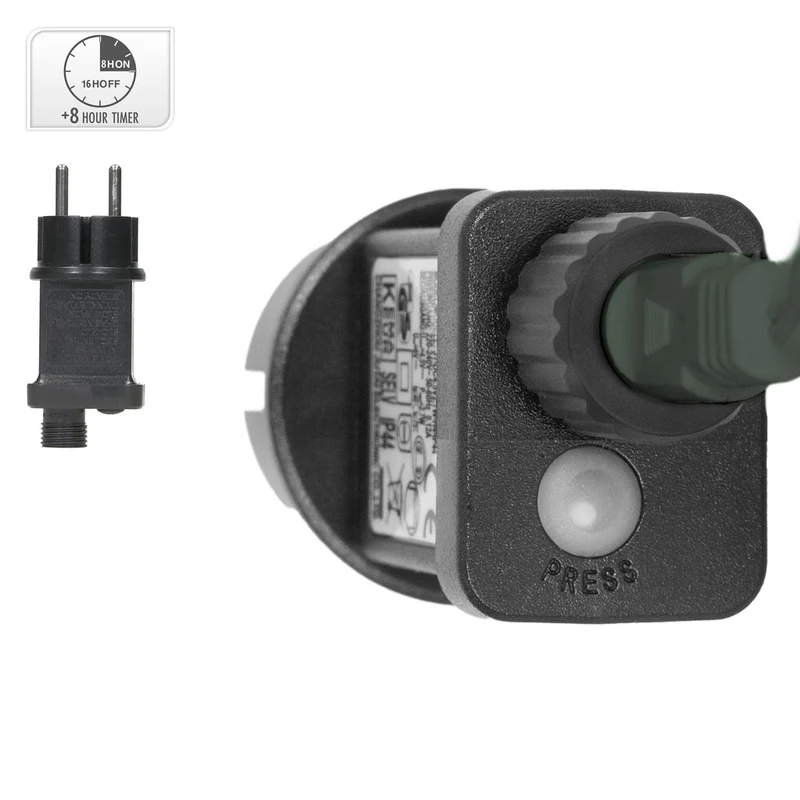 ECD Germany | LED Lichterkette Außen Innen 20 m Warmweiß Weihnachtsbeleuchtung LED Cluster Büschellichterkette Weihnachten wetterfest 1000 LED Timer