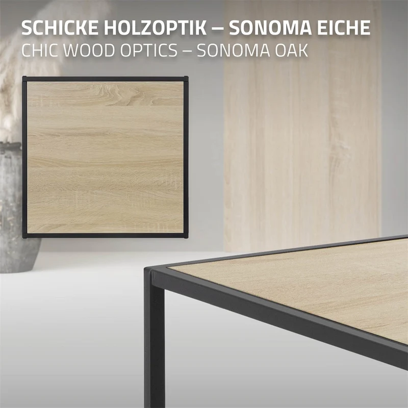 ML-Design | Beistelltisch 2er Set aus Metall, Couchtisch Satztische 2 Größen