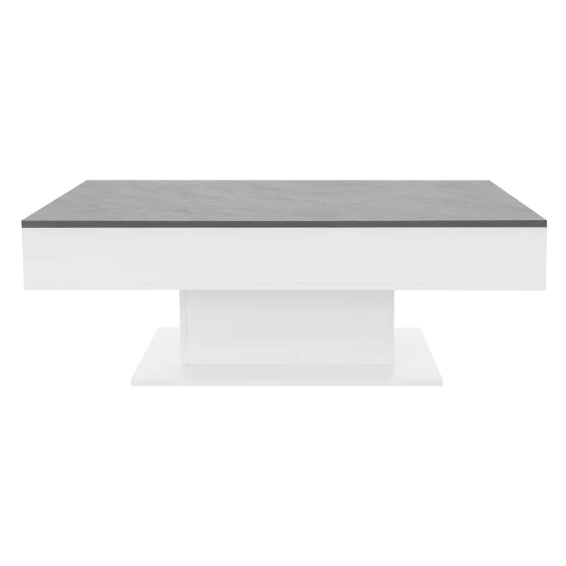 ML-Design | Couchtisch 110x60x40 cm inkl. 2 Staufächern unter Schiebeplatte, Wohnzimmertisch