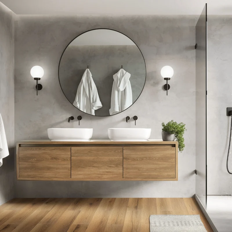 ML-DESIGN | Bodenbelag Vinylboden 16 Stück selbstklebend 91,5 x 15,3 cm x 2mm 2,23m² PVC Eiche Rustikal Holzoptik Klebefliesen Bodenfliesen