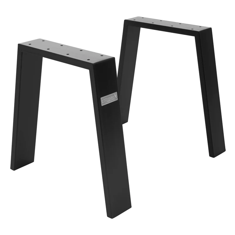 Tischbeine Tischgestell Trapez-Loft-Design aus Stahl ML-Design