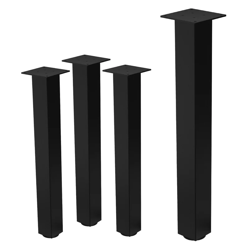 Tischbeine Tischgestell 4er Set I-Design aus Stahl ML-Design