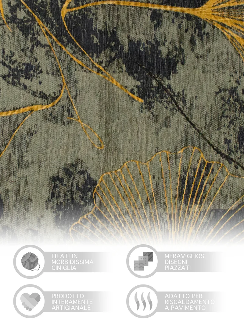 Tappeto Arredo Modero in Ciniglia Made in italy Il Gruppone