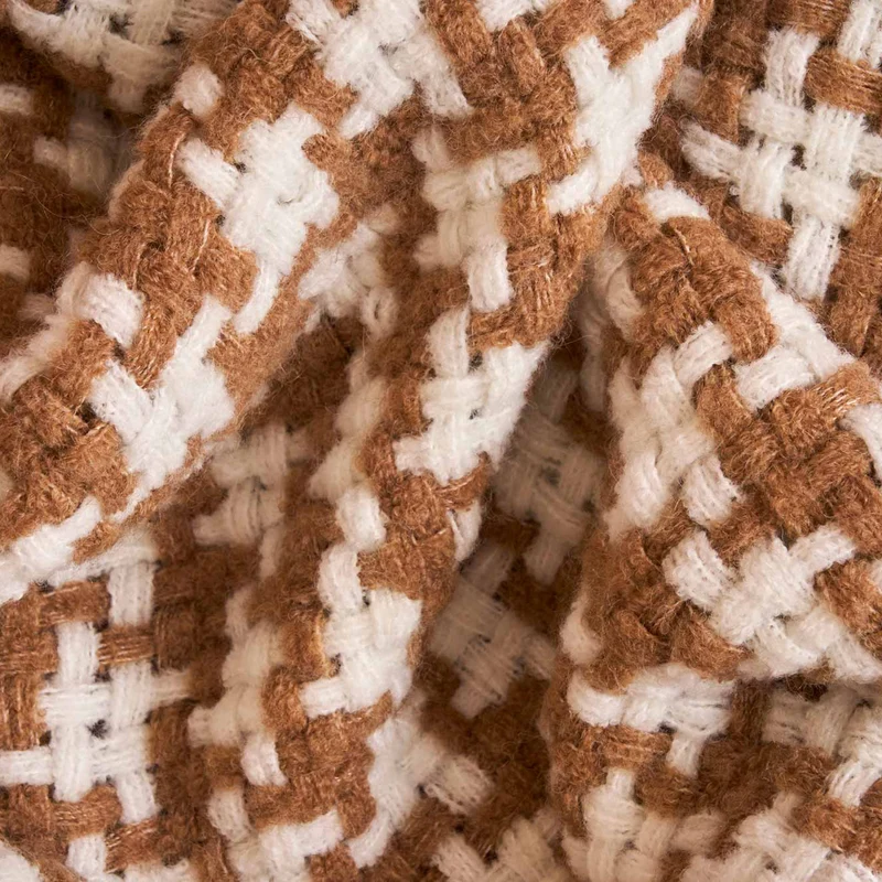 Plaid in Lana Fantasia Pied de Poule - Paloma