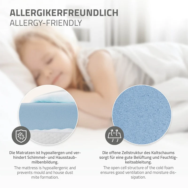 ML-DESIGN | Kinderbett mit Matratze und Lattenrost & Dach aus massivem Kiefernholz 90x200 cm Weiß Hausbett Montessori Bettgestell für Mädchen Jungen