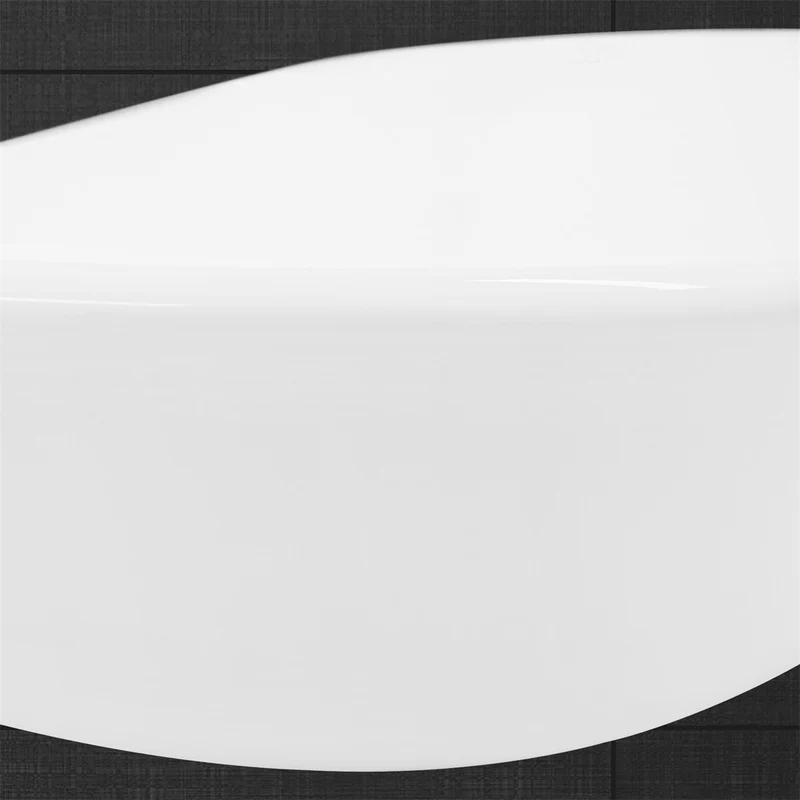 LuxeBath | Waschbecken Oval ohne Überlauf aus Keramik Waschplatz Handwaschbecken für das Badezimmer