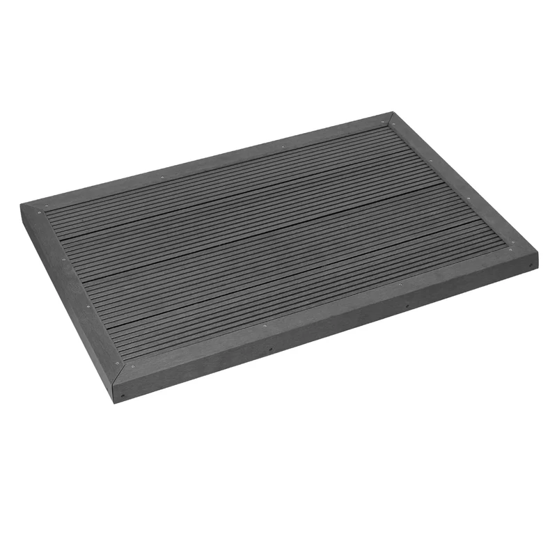 ML-DESIGN | WPC Bodenelement für Solardusche 101x63x5,5 cm
