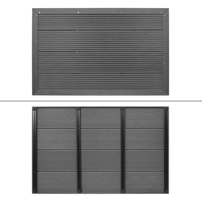 ML-DESIGN | WPC Bodenelement für Solardusche 101x63x5,5 cm