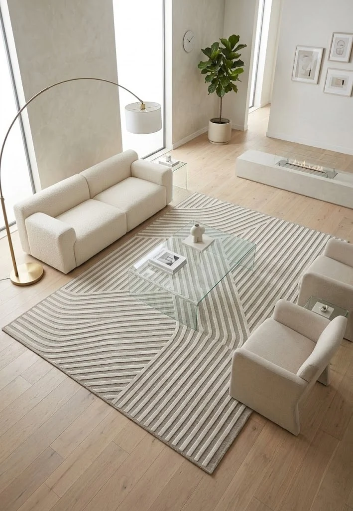 Tappeto Moderno Mayfair Grigio