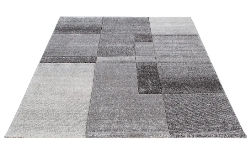 Tappeto Moderno Timelapse Grigio