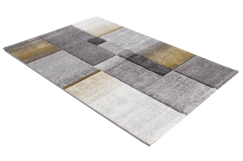 Tappeto Moderno Timelapse Grigio