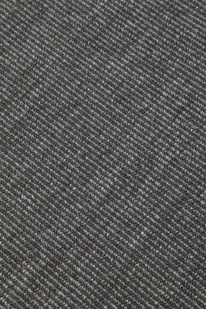 Tappeto Etnico Sisal Boucle Grigio