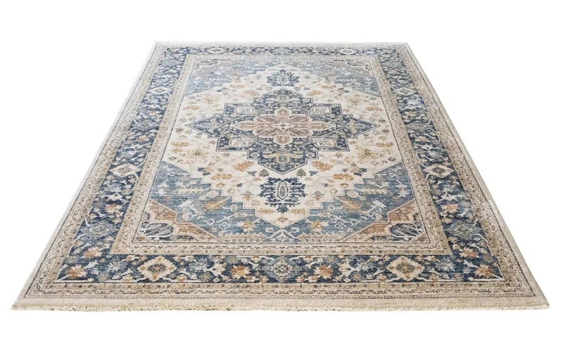 Tappeto Moderno Birjan Blu