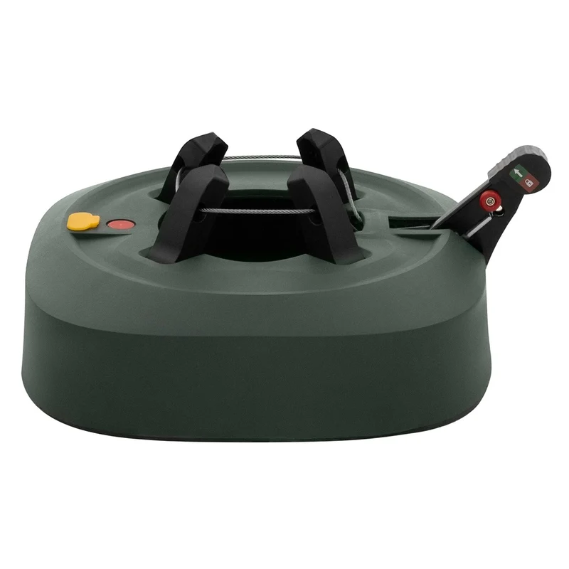 ECD Germany | Weihnachtsbaumständer mit Wassertank & Fußpedal 32 cm Grün Christbaumständer für Bäume bis 230 cm Tannenbaumständer mit Einseiltechnik