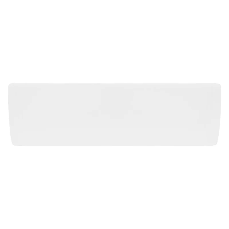 LuxeBath | Waschbecken Quadratisch ohne Überlauf 480x380x140 mm aus Keramik Waschplatz Handwaschbecken für das Badezimmer