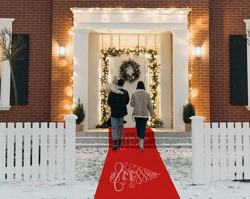 Rotolo 1x40 Metri Passatoia Tappeto Rosso Negozi Red Carpet Matrimoni Natale Cerimonie Eventi Natalizio Vetrina Negozio