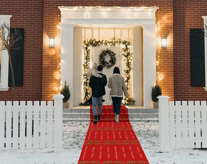 Rotolo 1x40 Metri Passatoia Tappeto Rosso Negozi Red Carpet Matrimoni Natale Cerimonie Eventi Natalizio Vetrina Negozio