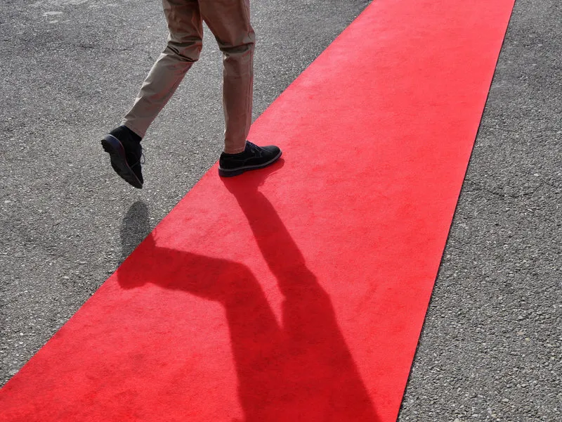 Rotolo 1x40 Metri Passatoia Tappeto Rosso Negozi Red Carpet Matrimoni Natale Cerimonie Eventi Natalizio Vetrina Negozio