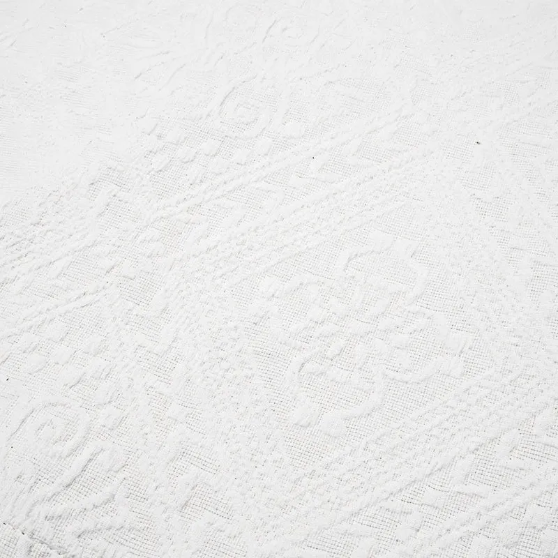 Copriletto in Puro Cotone con Fantasia Jacquard - Arbatax