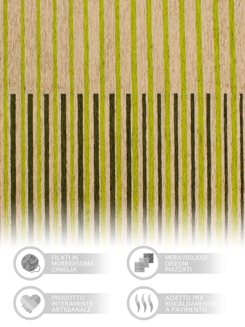 Tappeto Arredo Modero in Ciniglia Made in italy Il Gruppone
