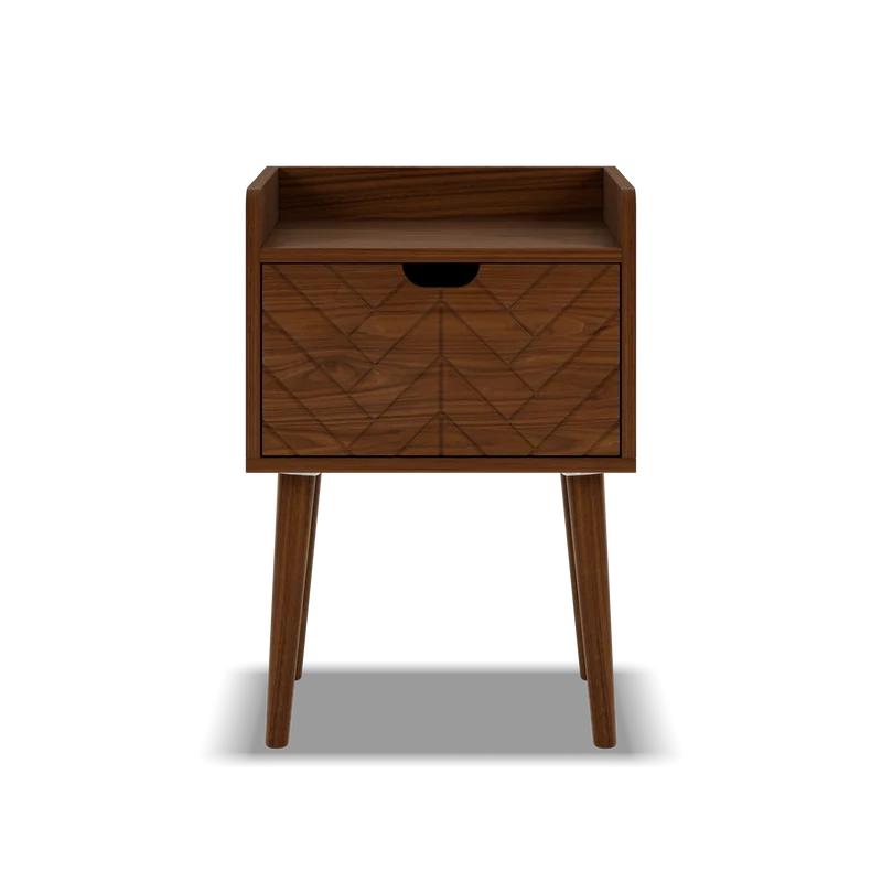 Comodino in legno Alba