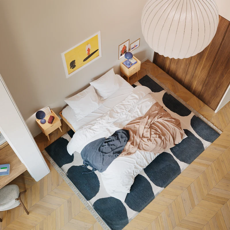 Rete a doghe in legno Alba