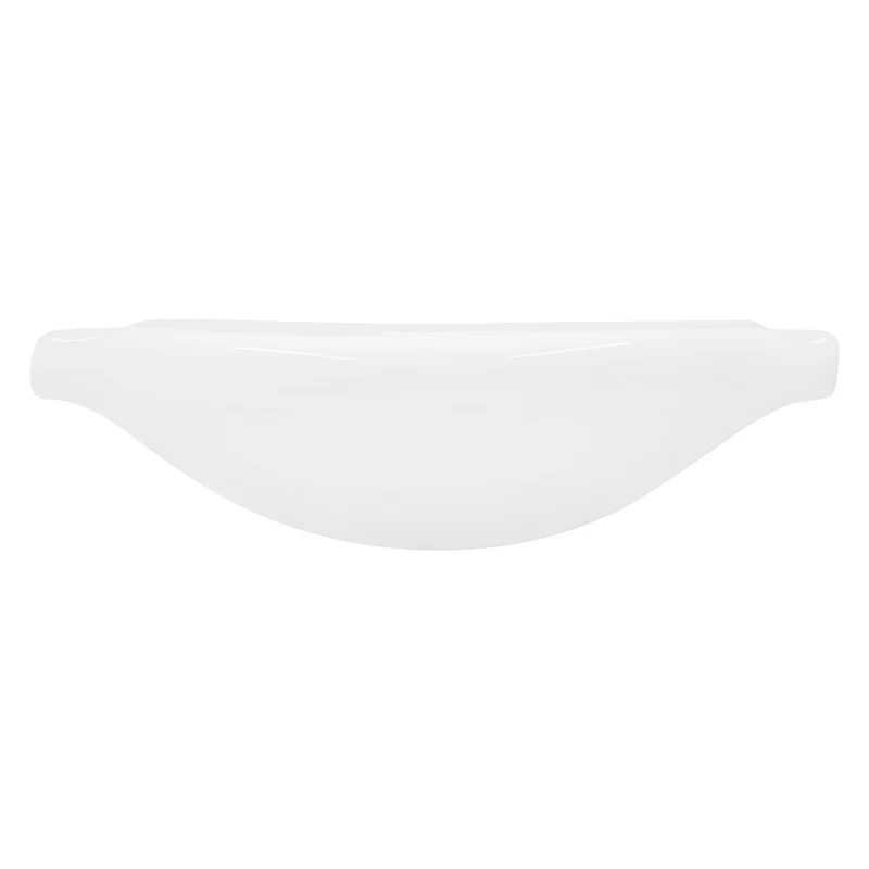 LuxeBath | Waschbecken Oval mit Überlauf aus Keramik Waschplatz Handwaschbecken für das Badezimmer