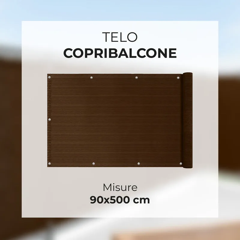 Telo Copribalcone Ombreggiante 90% con Occhielli Il Gruppone