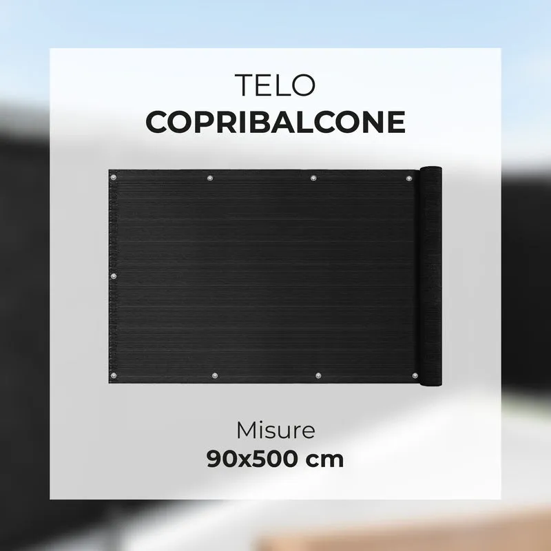 Telo Copribalcone Ombreggiante 90% con Occhielli Il Gruppone